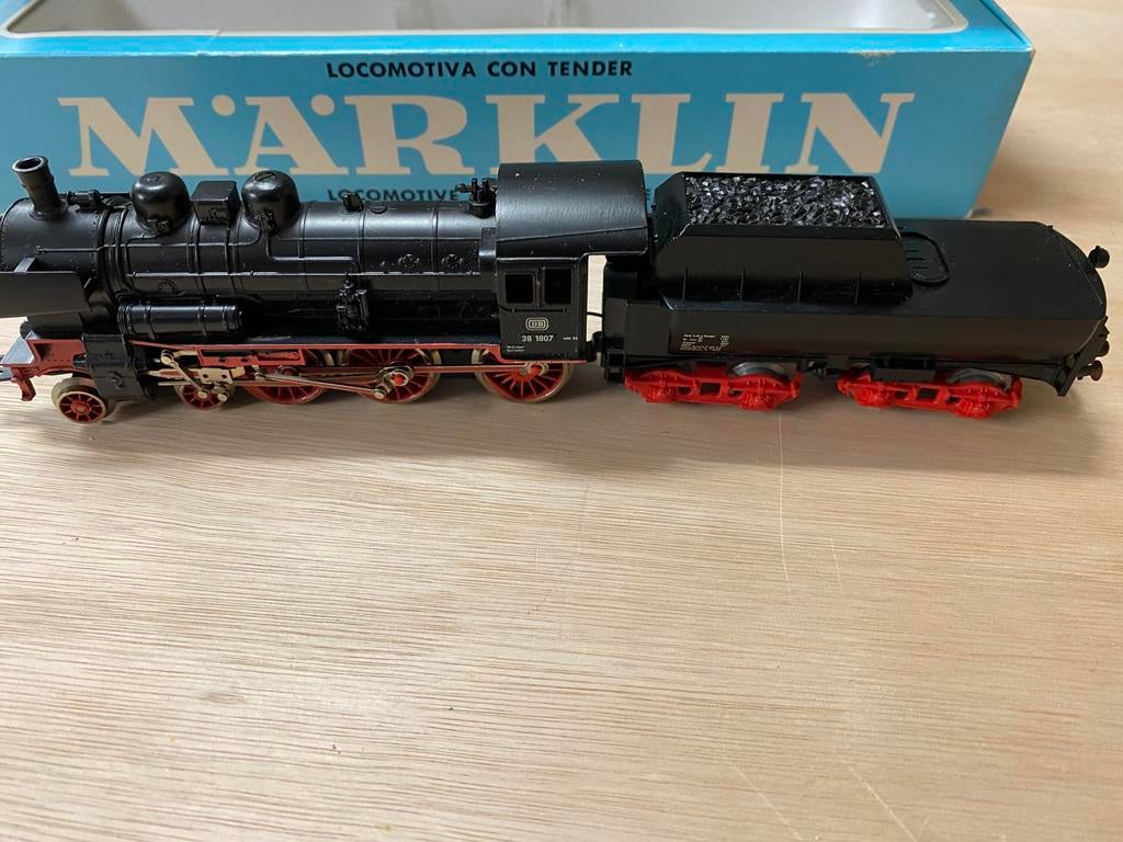 Super mooie hamo stoomloc voor gelijkstroom Marklin 8398, Hobby en Vrije tijd, Wisselstroom, Gebruikt, Locomotief, Ophalen of Verzenden