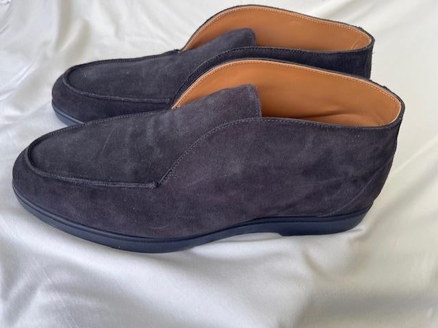 Alberto Bellini Suède Loafers donkerblauw [MREUVER], Loafers, Blauw, Nieuw, Ophalen of Verzenden