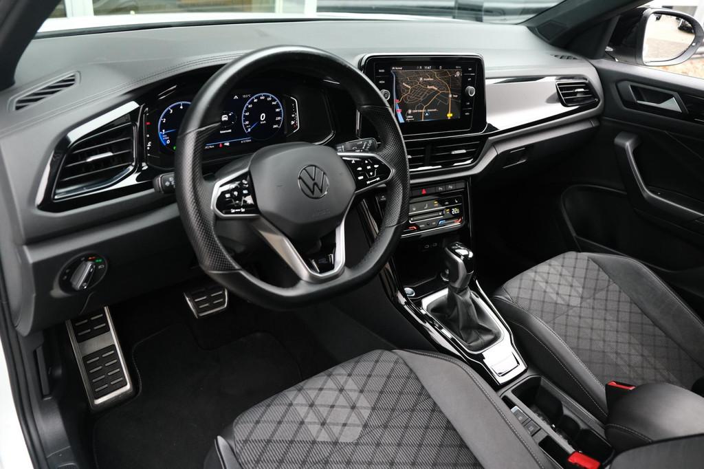 Volkswagen T-Roc 1.5 TSI 2x R-Line Black Style IQ Cam Led Na, USB, 4 cilinders, 150 pk, Wit