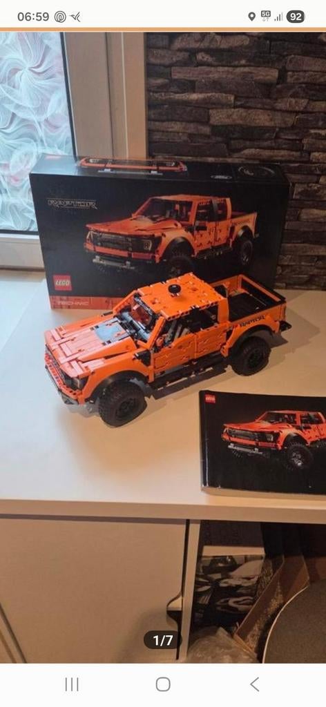 Lego set 42126 Ford Raptor, Ophalen of Verzenden, Zo goed als nieuw