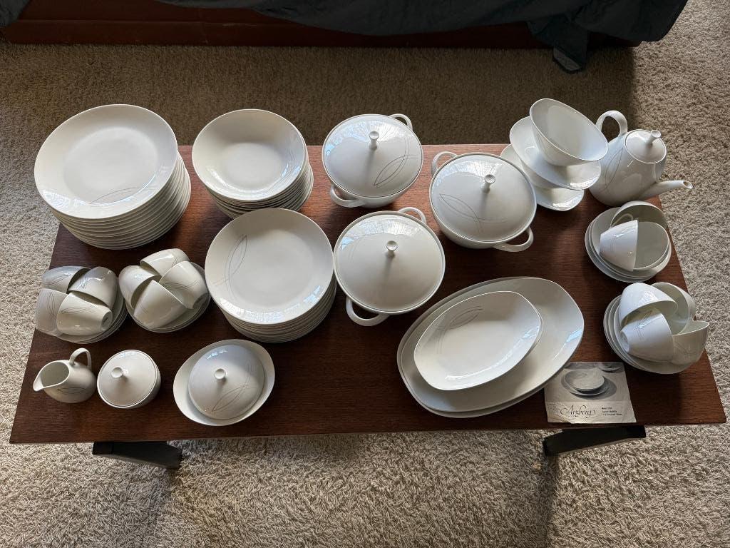 Vintage Arzberg servies eind 'jaren '50 begin 60., Antiek en Kunst, Antiek | Servies compleet, Ophalen