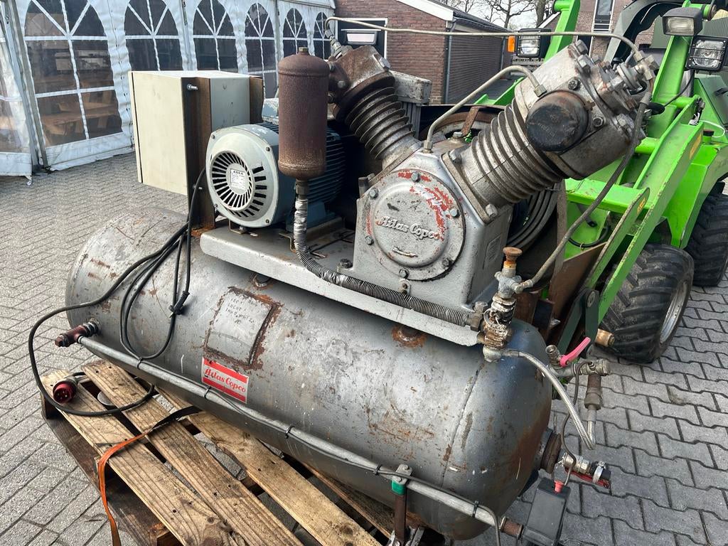 Atlas Copco compressor 500l, 100 liter of meer, Ophalen, Gebruikt