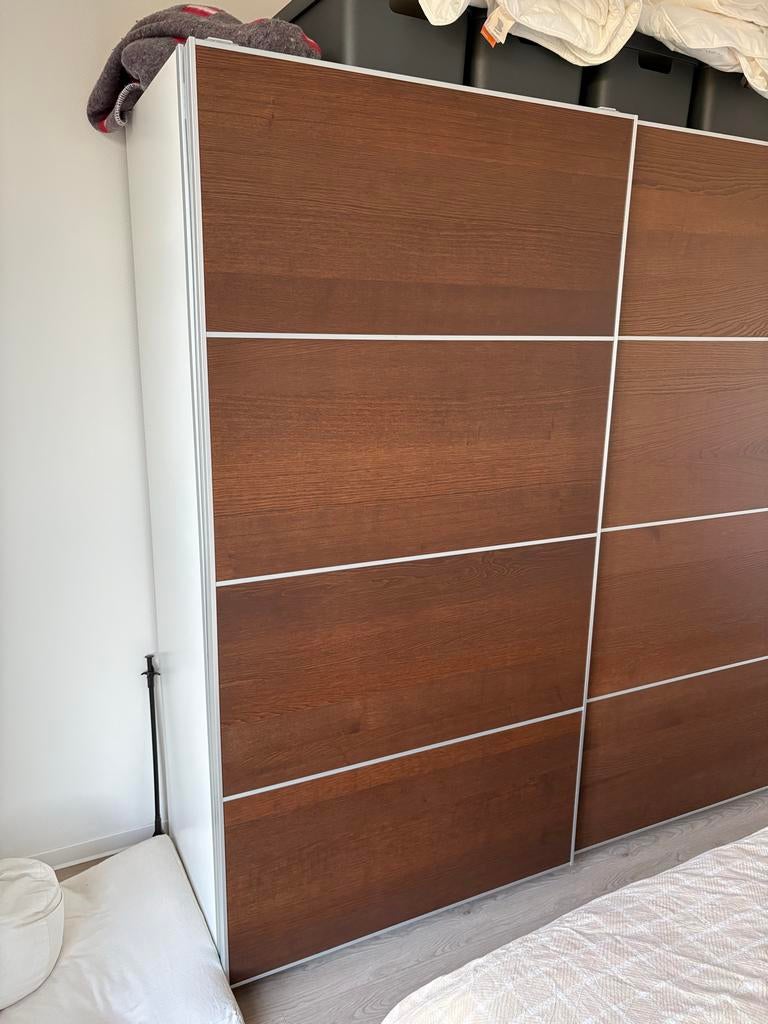 2 Ikea Pax kast Deuren, Ophalen, Gebruikt, 100 tot 150 cm, 200 cm of meer