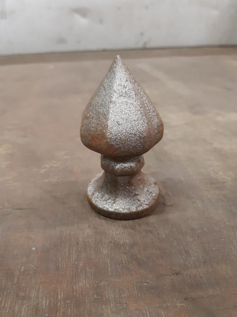 paalkop, Ophalen, Gebruikt, IJzer, Sierhekwerk