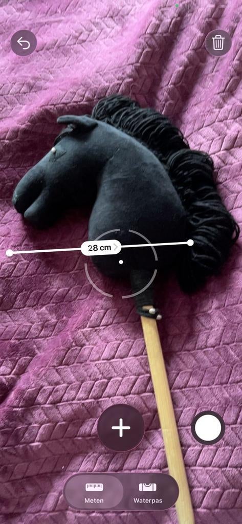 Zwart Hobbyhorse - Hoofdstel inbegrepen, Ophalen, Zo goed als nieuw, Jongen of Meisje