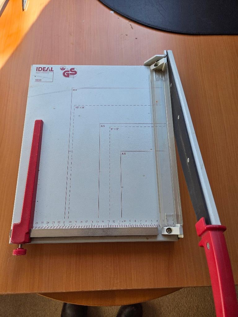 Papier snijmachine, bord snijmachine. Merk I deal, Ophalen, Zo goed als nieuw, Metaal, Overige merken