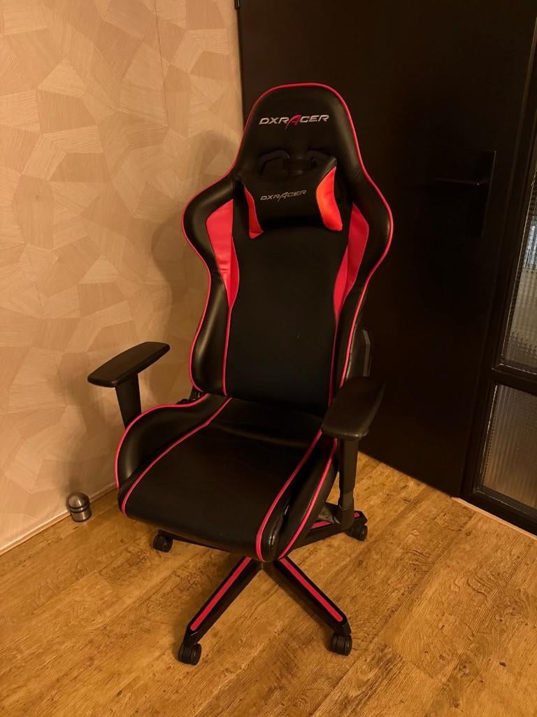 DX Racer FORMULA Gaming stoel Zwart/Rood, Huis en Inrichting, Bureaustoelen, Ophalen, Gebruikt, Gaming bureaustoel, Bureaustoel