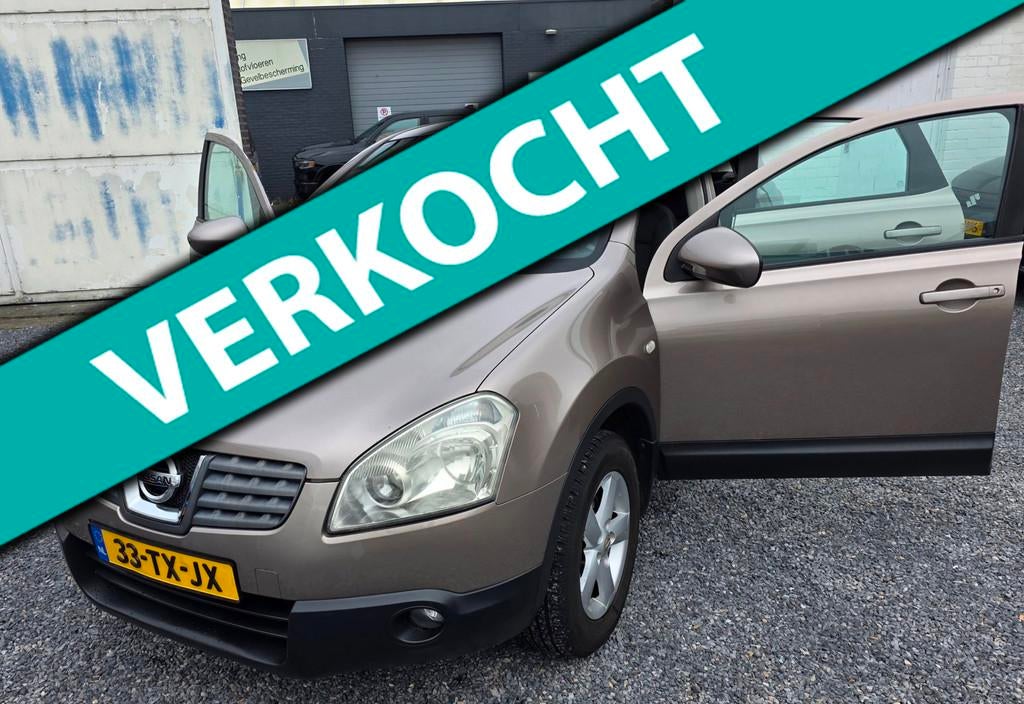 Nissan Qashqai 2.0 Tekna 5 deurs zeer netjes, Voorwielaandrijving, Stof, Gebruikt, Zwart