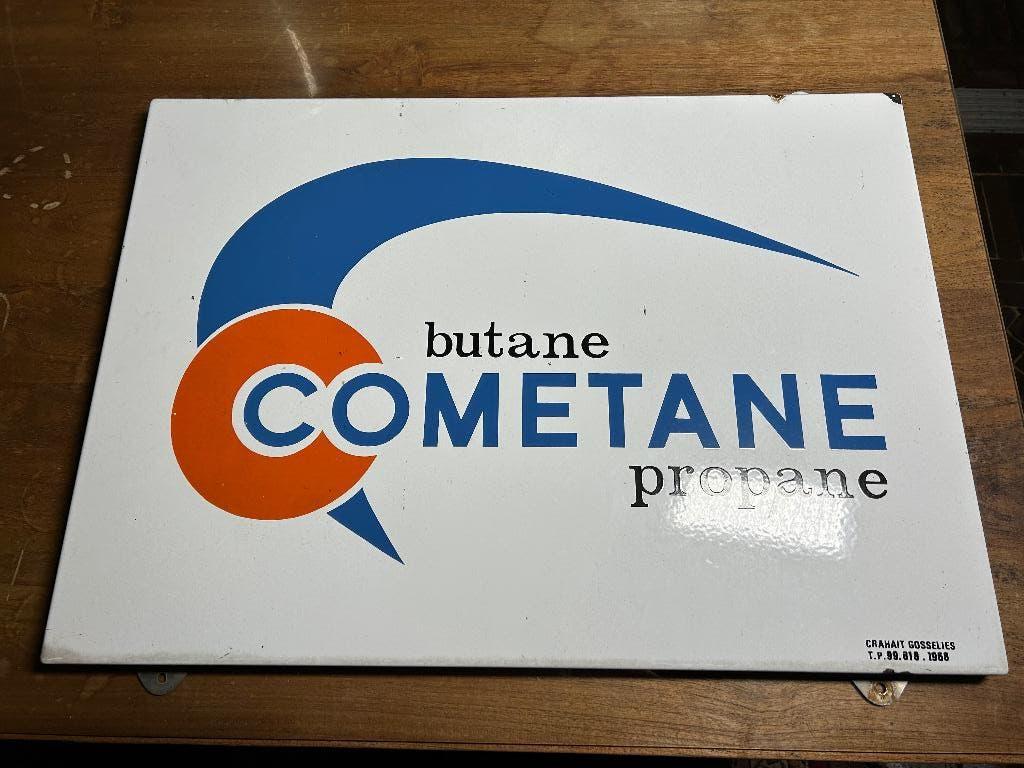 Mooie emaille plaat, Ophalen, Zo goed als nieuw, Auto's