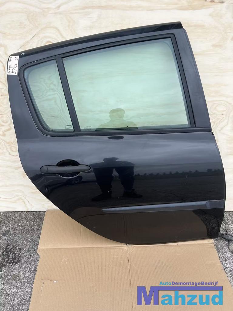 RENAULT CLIO 3 zwart NV676 Rechts achter deur 2006-2014, Renault Group, Gebruikt, Contact.group@renault.com, Achter