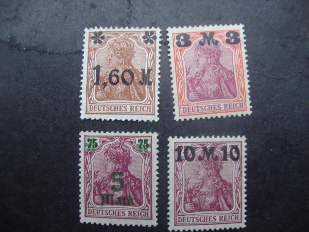 Duitse Rijk serie 154-157 Ongestemeld., Ophalen of Verzenden, Overige periodes, Postfris