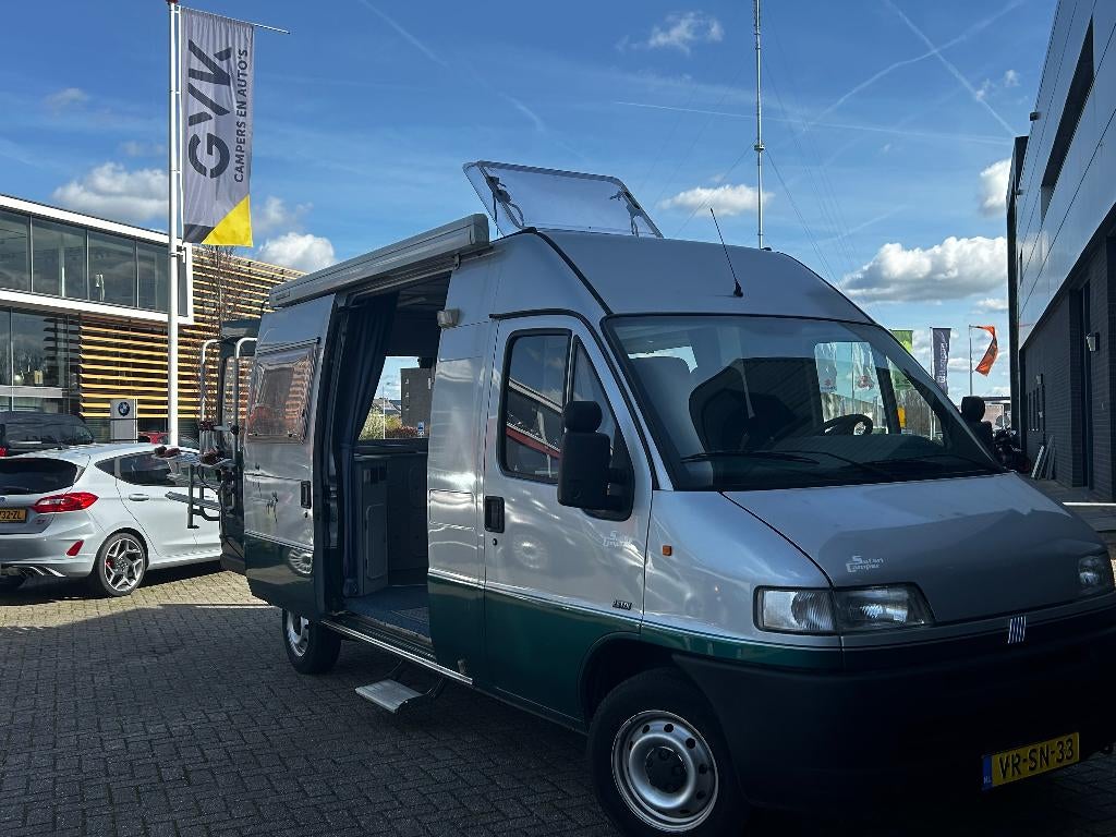 Zeer nette BUSCAMPER  Fiat Ducato 2.5TDI 116pk, Caravans en Kamperen, Chemisch toilet, Buscamper of Camperbus, Ringverwarming
