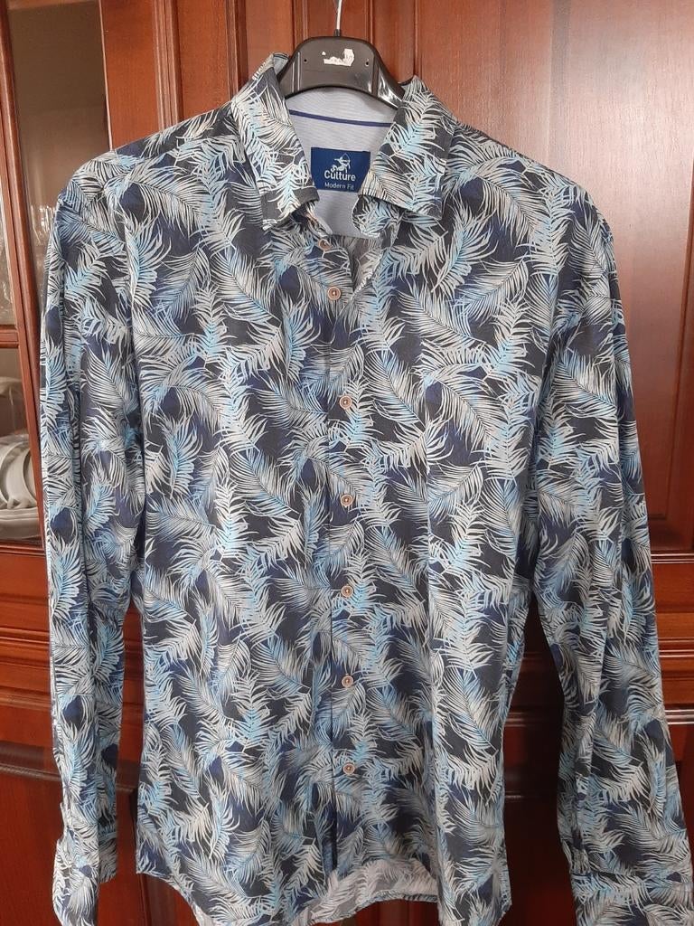 Hemd, Ophalen of Verzenden, Zo goed als nieuw, Blauw, Halswijdte 41/42 (L)