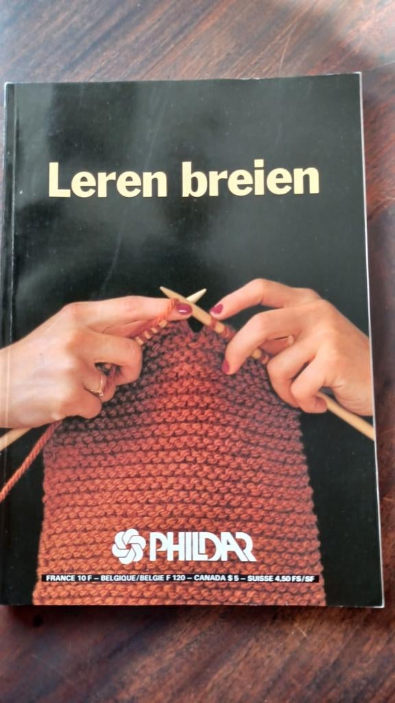 Phildar , leren breien, Ophalen of Verzenden, Zo goed als nieuw, Breien, Patroon of Boek