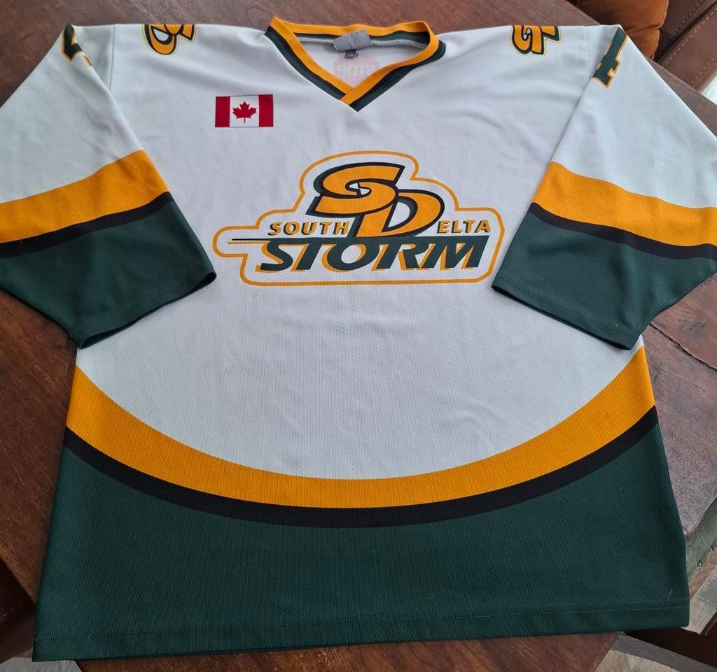 Ijshockeyshirt canada  south delta Storm, Sport en Fitness, IJshockey, Ophalen of Verzenden, Gebruikt, Kleding