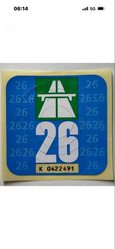 Gezicht: twee vignetten Zwitserland 2026, Tickets en Kaartjes, Autovignetten, Twee personen