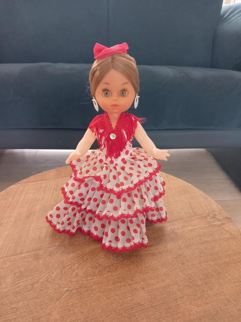 Spaanse Flamenco Pop - 24 cm, Ophalen of Verzenden, Zo goed als nieuw, Overige typen