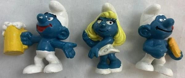 Schleich Smurfen Set 6 Figuren Jaren 70 80 Smurf vintage, Coolsingel 104, 3011 AG Rotterdam, Netherlands, Verzenden, Zo goed als nieuw