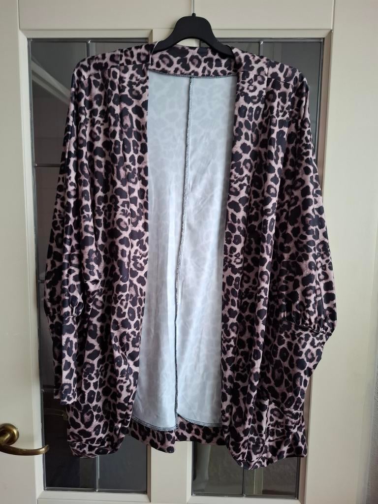 Panterprint jasje, Kleding | Dames, Grote Maten, Ophalen of Verzenden, Nieuw, Zwart, Broek of Spijkerbroek