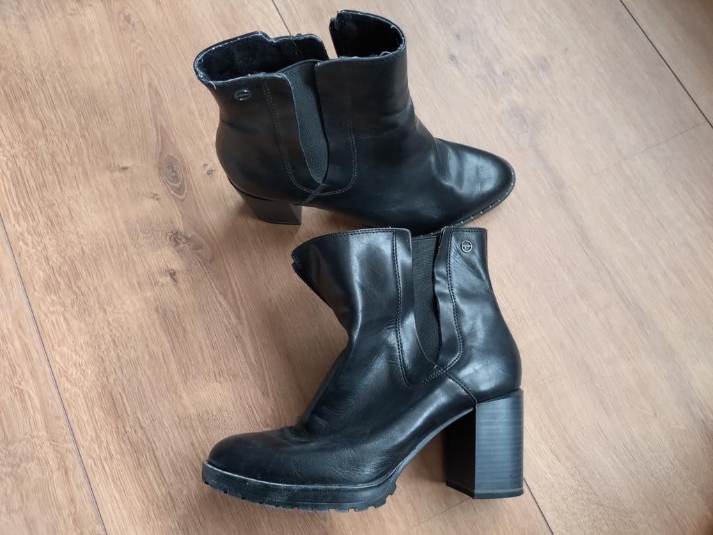 Zwarte boots Tamaris maat 39, Tamaris, Zwart, Lage of Enkellaarzen, Ophalen of Verzenden