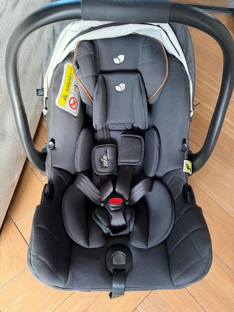 Joie I-Gemm autostoel met Joie Advance base, Kinderen en Baby's, Autostoeltjes, Autogordel of Isofix, Verstelbare rugleuning, Zo goed als nieuw