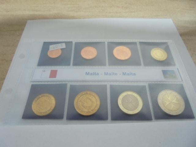 Euromunten Malta, Postzegels en Munten, Munten | Europa | Euromunten, Ophalen of Verzenden, Malta, 2 euro, Setje