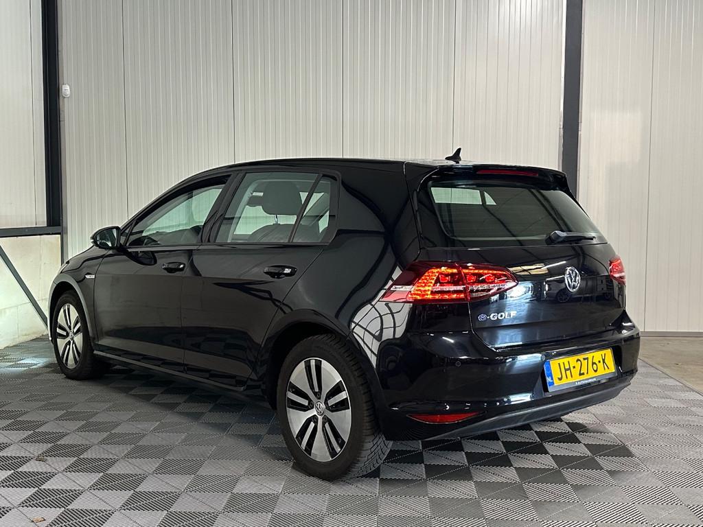 Volkswagen e-Golf Aut 85 KW | Comfort 5-Drs | SOH 82% | Navi, Automaat, Gebruikt, Zwart, Origineel Nederlands