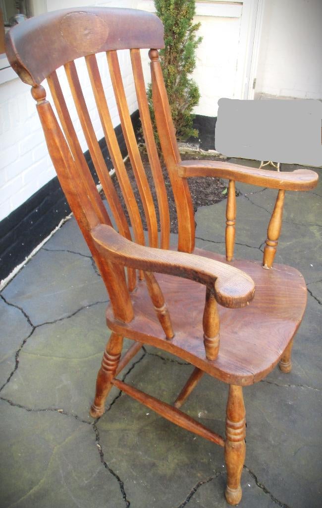 Windsor Stoel~Antieke Victoriaanse Spijlen stoel~, Antiek en Kunst, Antiek | Meubels | Stoelen en Banken, Ophalen