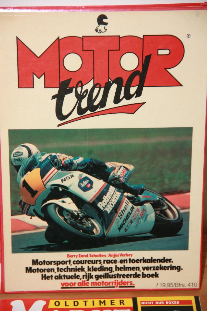 Motor Trend, Vintage Motorboek, 1989, voor alle Motorrijders, Verzenden, Zo goed als nieuw, Barry Zand Scholten / Anjes Verhey