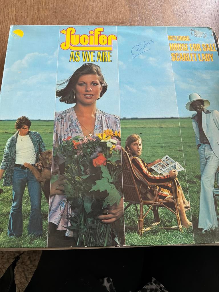 T4.  Lucifer - As We Are LP (Vinyl), Ophalen of Verzenden, Gebruikt, 12 inch, Poprock