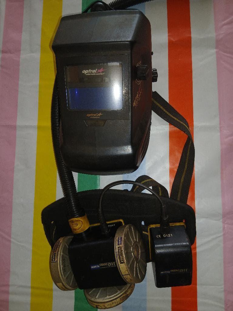 Lashelm, Doe-het-zelf en Verbouw, Laskappen, Ophalen, Gebruikt