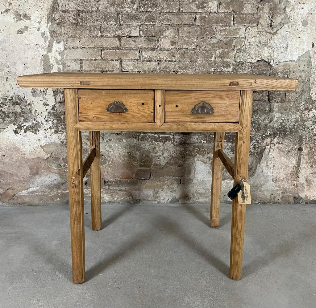 Landelijke sidetable van Luksa, Huize-Hendriks, 50 tot 100 cm, Landelijk, werelds, japandi, wabi-sabi, Nieuw