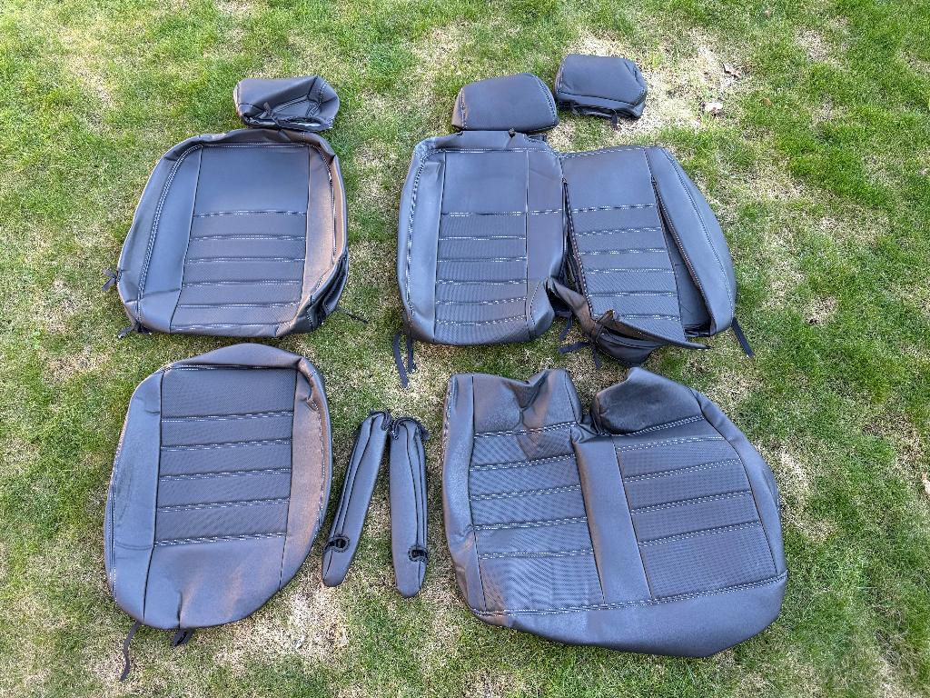 Custom Stoelhoezen VW T6.1 – Set – Airbag Compatible, Ophalen of Verzenden, Nieuw, Volkswagen
