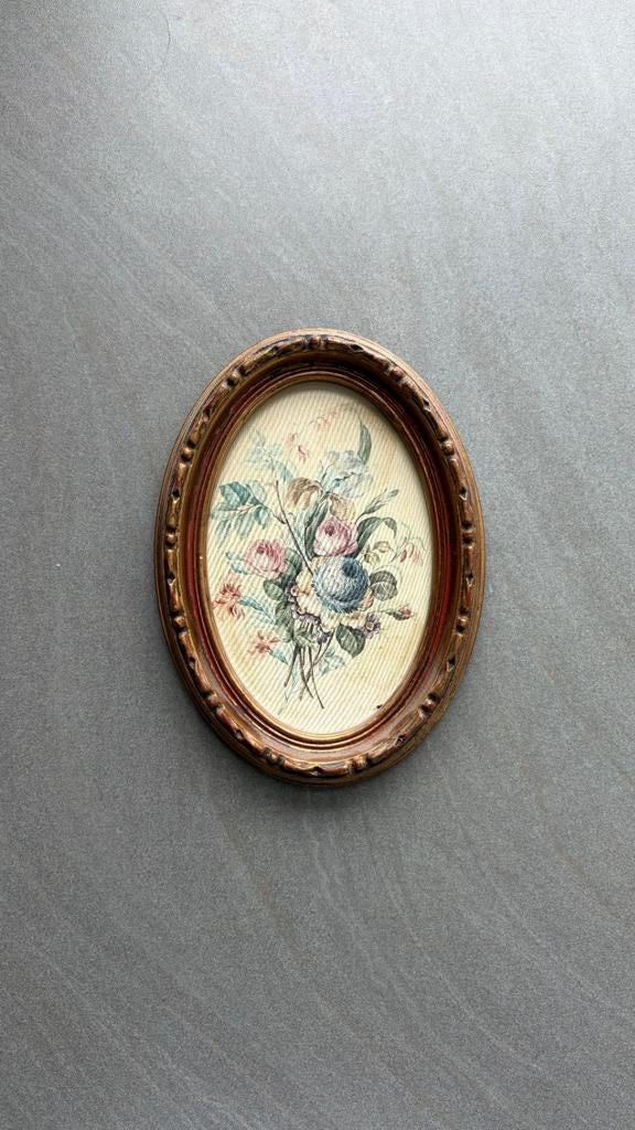 Klein ovaal schilderij, Antiek en Kunst, Ophalen