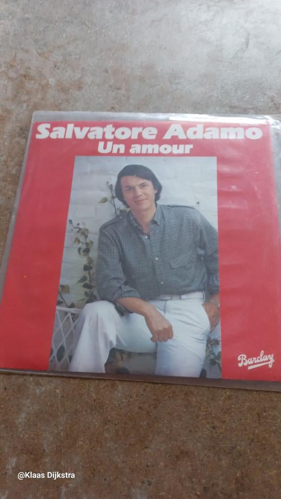 Salvatore Adamo - Un Amour single, Ophalen of Verzenden, Gebruikt, Pop