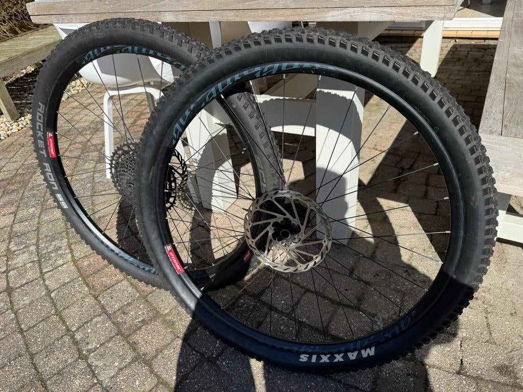 Niner MTB wielen 29" aluminium met SRAM 12 speed cassette, Fietsen en Brommers, Fietsonderdelen, Wiel, Gebruikt, Ophalen of Verzenden