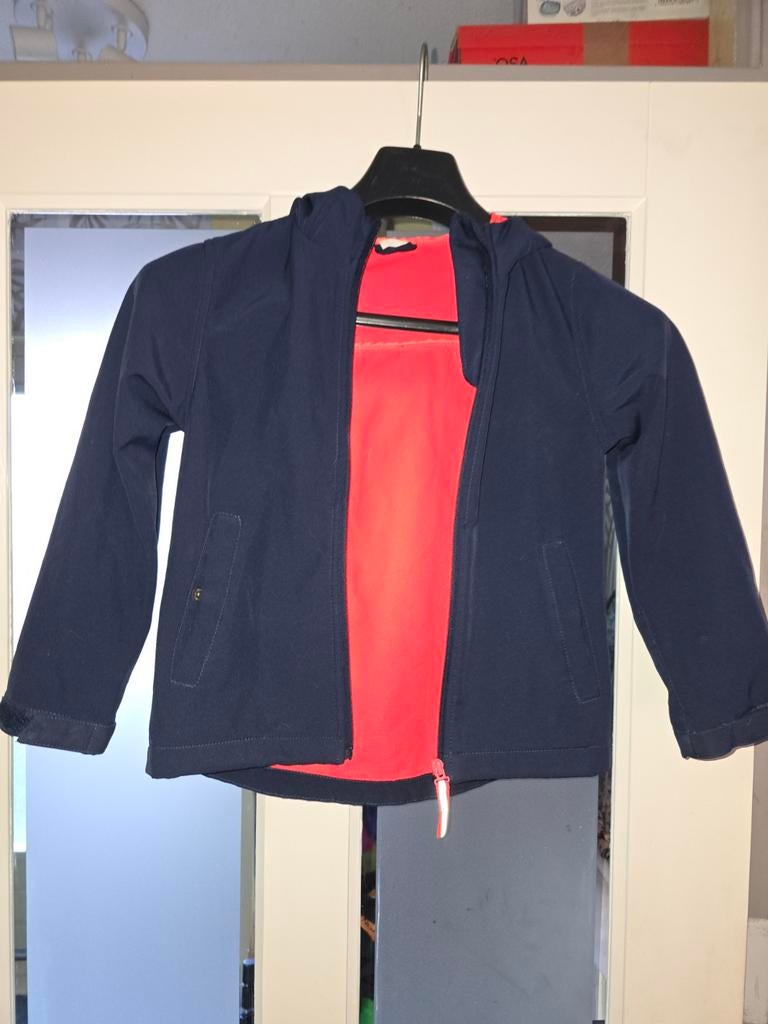 Softshell jas Hema, maat 122/128, Gebruikt, Meisje, Ophalen of Verzenden, Hema