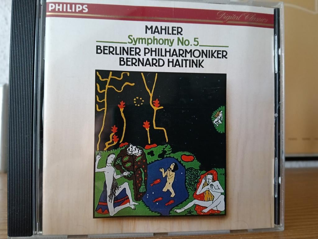 Mahler Symphonie 5 Berliner Phil - Haitink, Cd's en Dvd's, Ophalen of Verzenden, Romantiek, Zo goed als nieuw, Orkest of Ballet