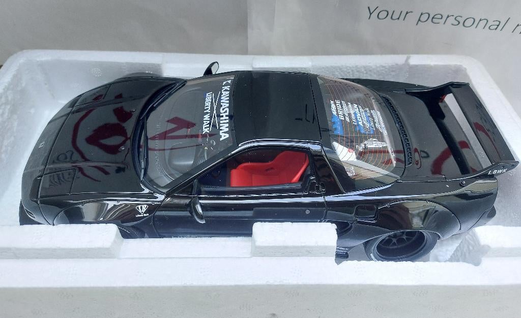 Ottomobile 1:18 LB-Works Honda NSX (NA1) 2020 zwart nieuw, Ophalen of Verzenden, Nieuw, Auto, OttOMobile