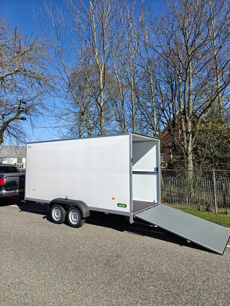 DEMO Unsinn aanhanger met laadklep, Auto diversen, Aanhangers en Bagagewagens, Ophalen of Verzenden, Zo goed als nieuw