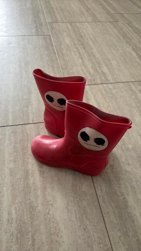 Jip en Janneke laarzen laarsjes rood mt 29 HEMA, Ophalen of Verzenden, Zo goed als nieuw, Meisje, Laarsjes