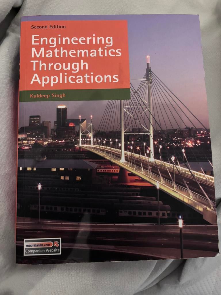 Engineering Mathematics Through Applications, Ophalen of Verzenden, Zo goed als nieuw, Werktuigbouwkunde