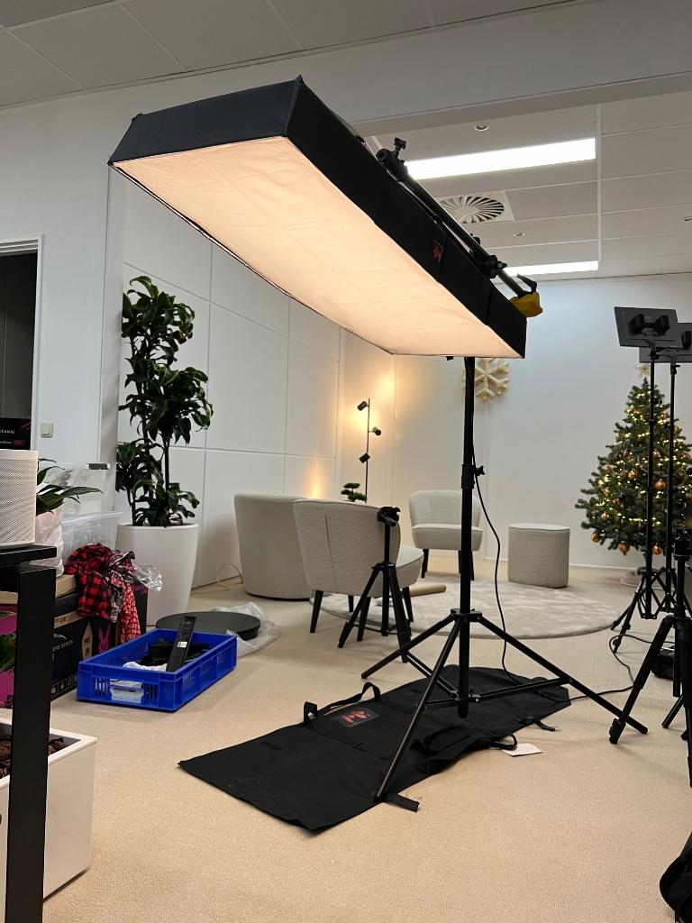 Falcon Eyes RX-36TDX Flexibel LED Paneel met Boomarm Statief, Ophalen, Zo goed als nieuw, Lamp of Flitsset