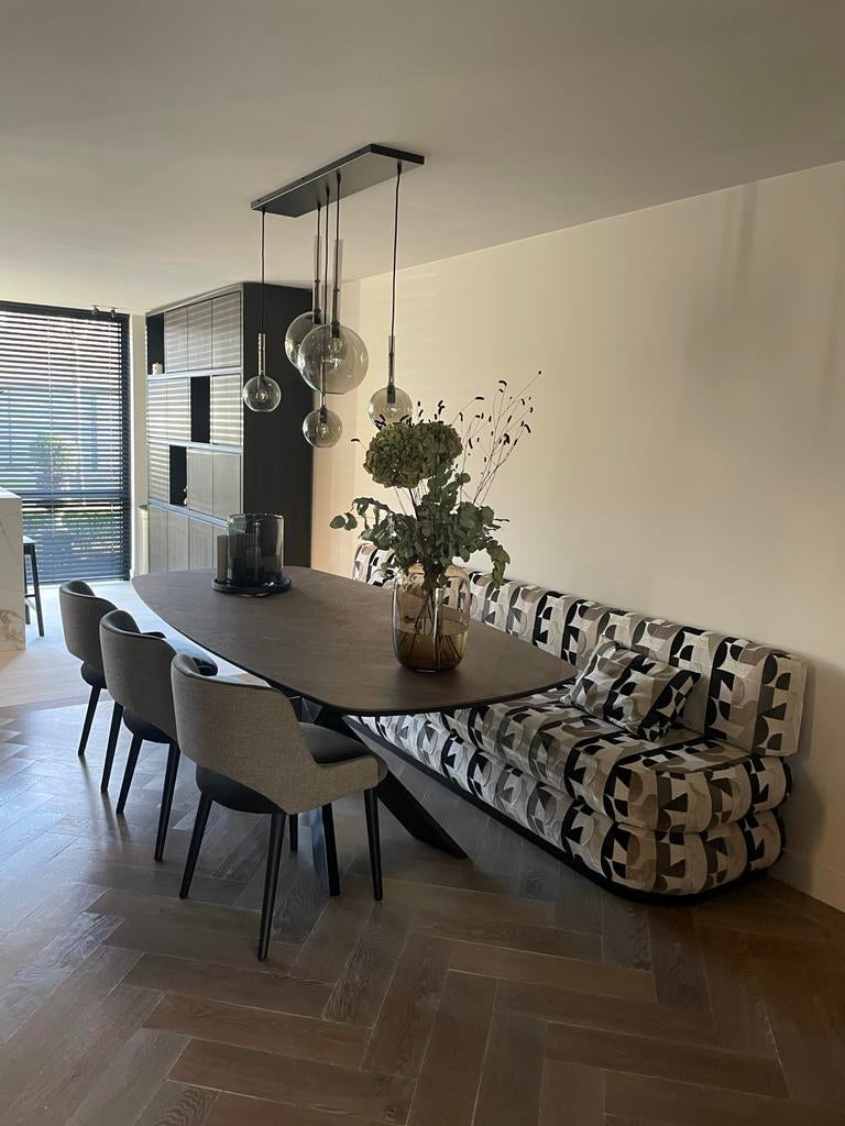 6 PMP Eetkamerstoelen - Stijlvol en Comfortabel, Huis en Inrichting, Ophalen, Strak/ landelijk, Zo goed als nieuw, Vijf, Zes of meer stoelen