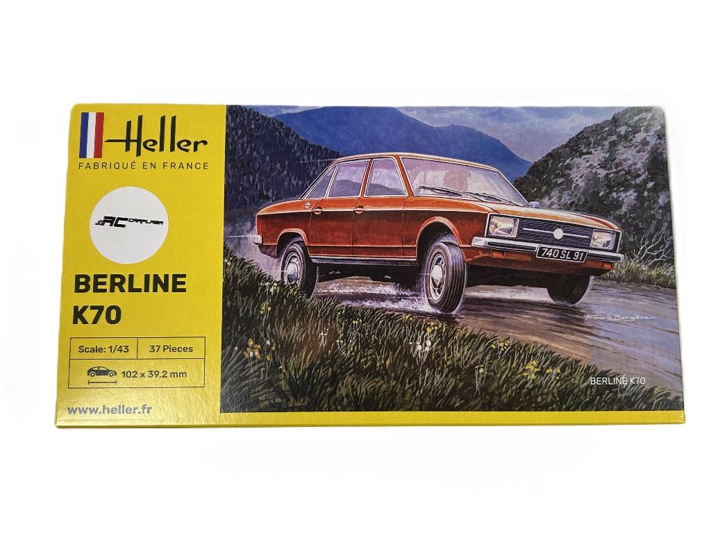 Heller Berline K70 HEL-80176 1/43, Ophalen of Verzenden, Nieuw, Auto, Overige merken