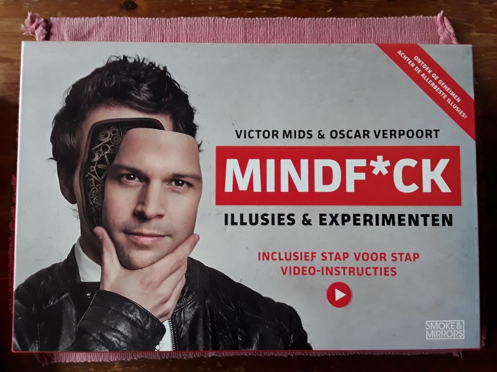 Mindfuck, illusies en experimenten goocheldoos, Ophalen of Verzenden, Zo goed als nieuw, Ontdekken