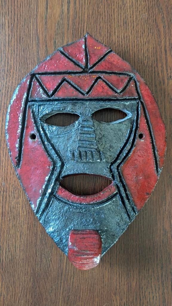 Vintage Ritueel Masker Wanddecoratie, Ophalen of Verzenden