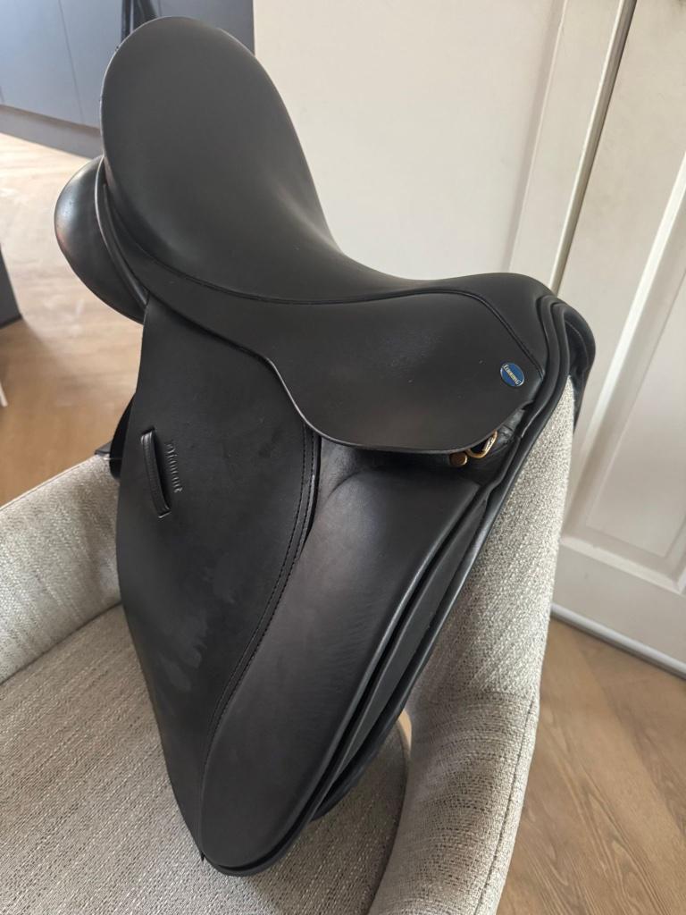 Euroriding diamont dressuur zadel, Dieren en Toebehoren, Ophalen, Zo goed als nieuw, Dressuur