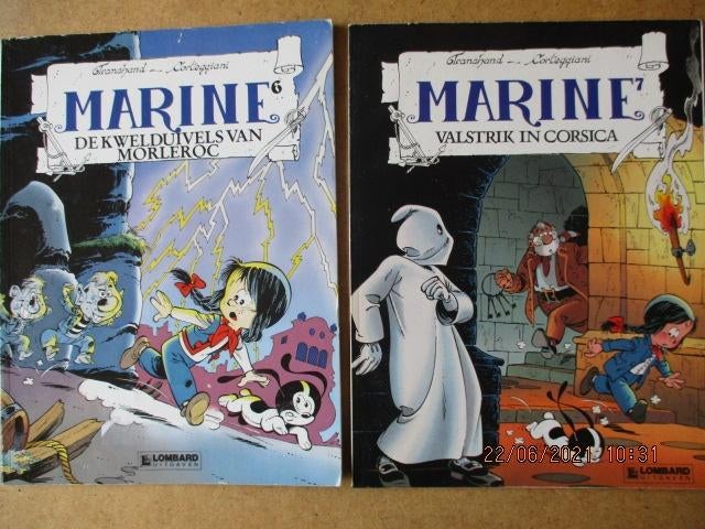 adv3574 marine, Eén stripboek, Ophalen, Gelezen