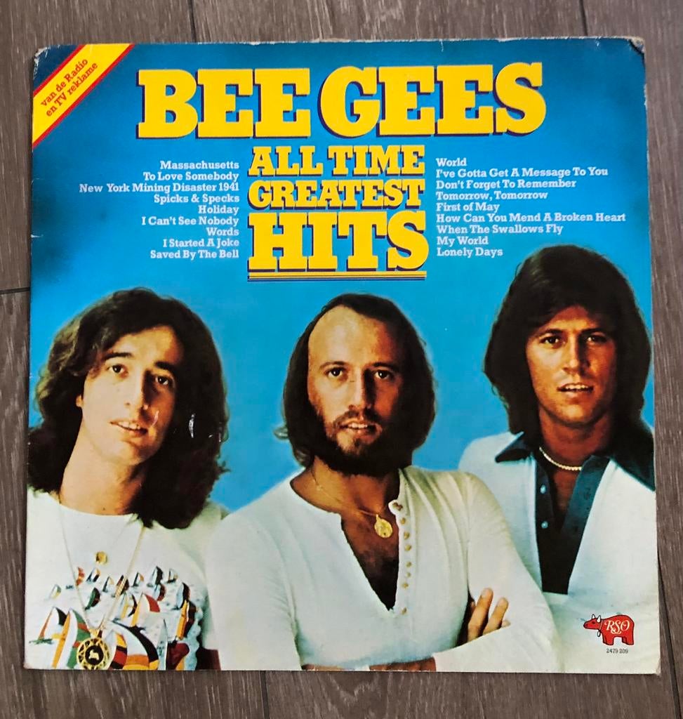LP - BEE GEES - All Time Greatest Hits, Cd's en Dvd's, Vinyl | Pop, Ophalen of Verzenden, Gebruikt, 12 inch